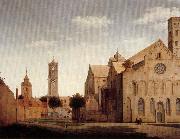 Pieter Jansz Saenredam St Mary's Square and St Mary's Church at Utrecht oil painting picture wholesale